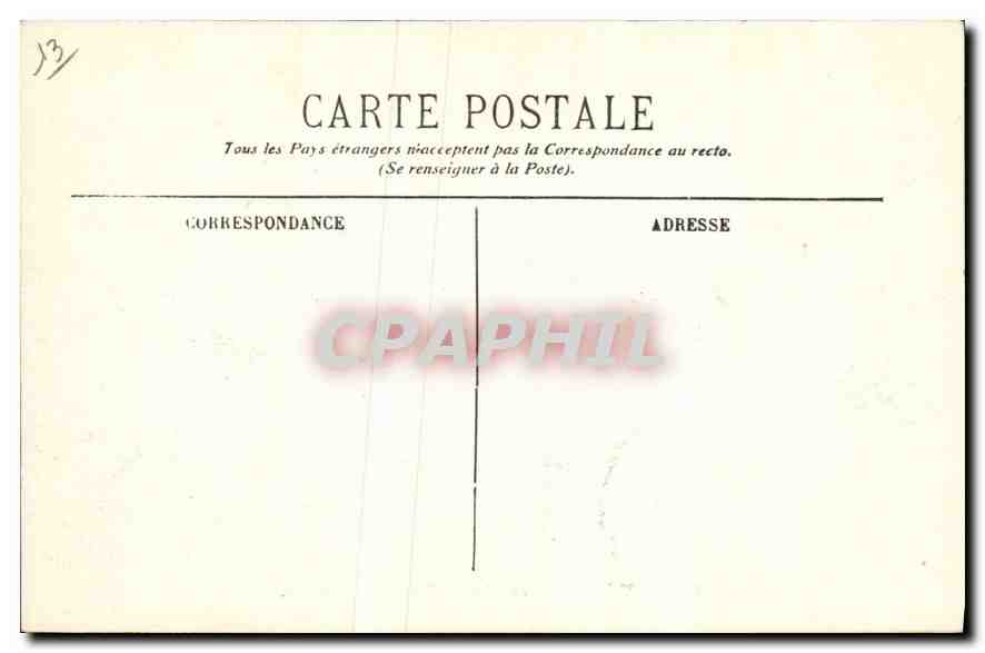 CPA Marseille le Chateau d'If Cote Est  — Rückseite