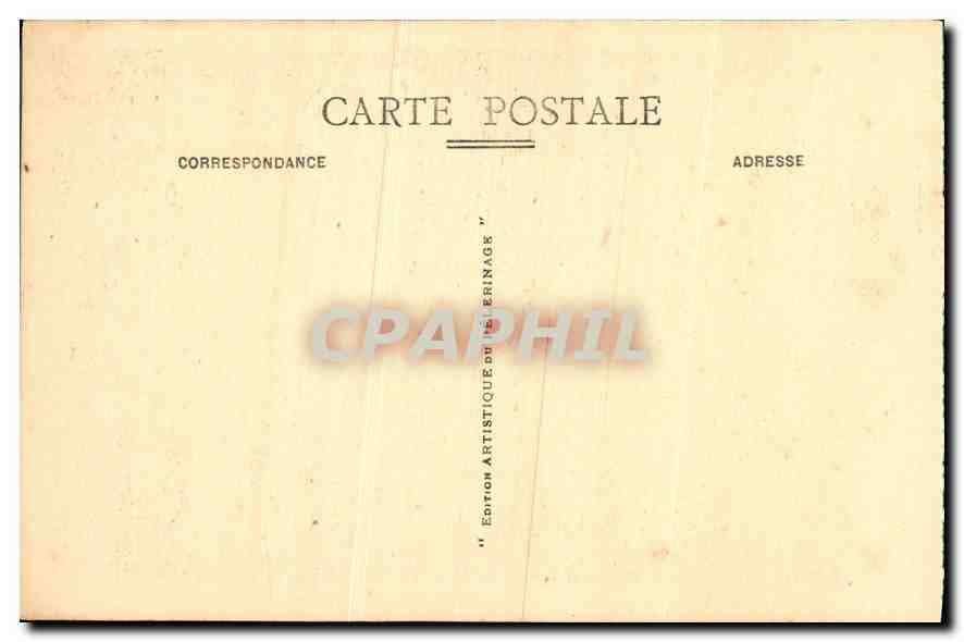 CPA St Michel de Frigolet B du Rh Eglise Abbatiale XIX siecle Facade soure d'Ornements inachevee dev — Verso