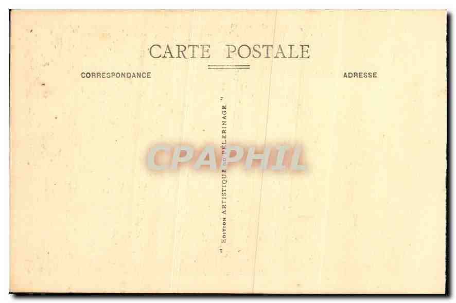 CPA St Michel de Frigolet B du Rh vue generale de l'Abbaye entouree de Pins dans la Montagne aride  — Rückseite