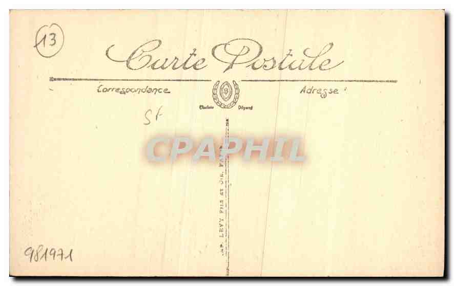 CPA Aix en Provence Hotel Guillibert Chateauneuf Moscarons par Chastel XVIII siecle rue Mazarine  — Rückseite