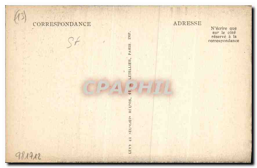 CPA Aix en Provence Porte de l'Hotel de Ville  — Rückseite