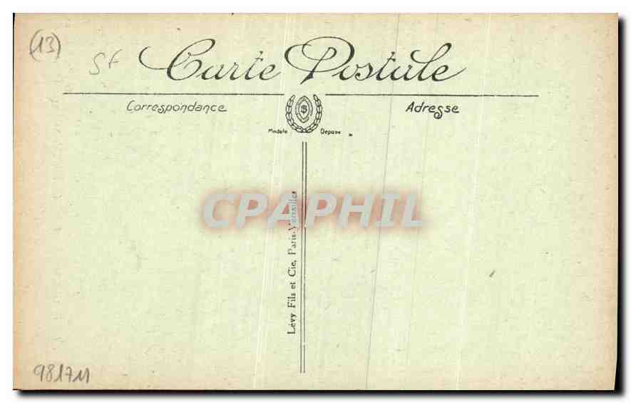 CPA Aix en Provence Porte de l'Hotel de St Marc XVII siecle  — Rückseite