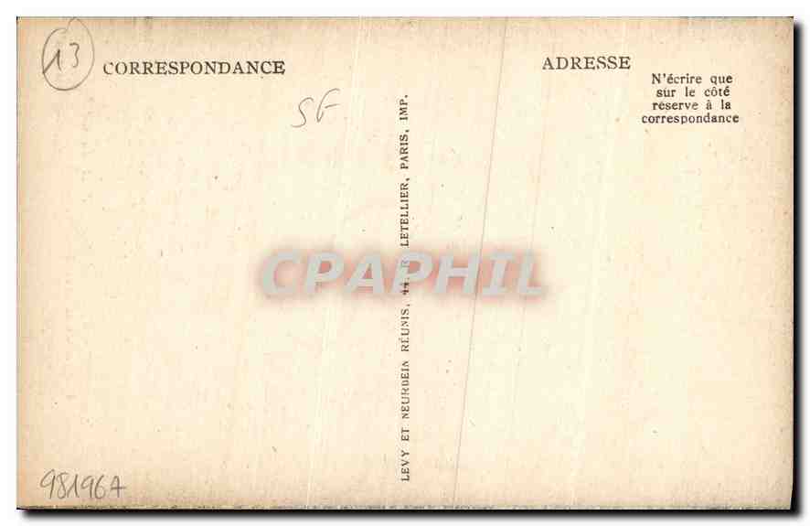 CPA Aix en Provence Porte Hotel Ailhaud epoque Louis XV rue Mignet  — Rückseite