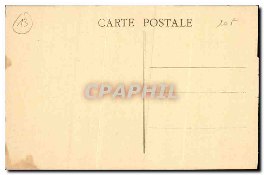 CPA L'Eglise Fortifiee des Saintes Maries de la Mer Mireille V Acte  — Rückseite