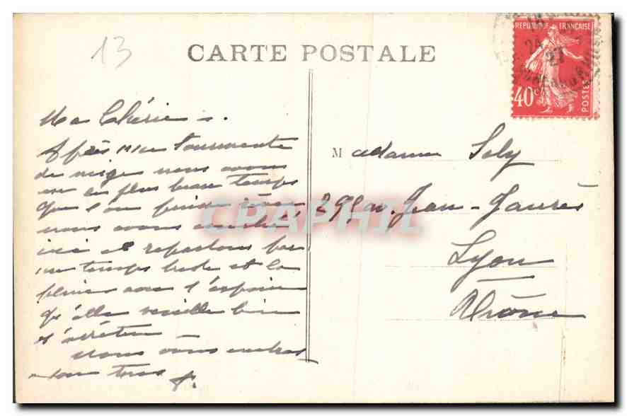 CPA Aix en Provence le Cloitre Cathedrale Saint Sauveur XI siecle  — Rückseite