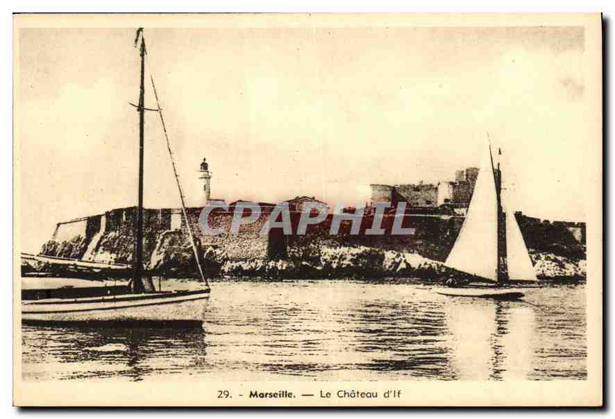 CPA Marseille le Chateau d'If Bateau