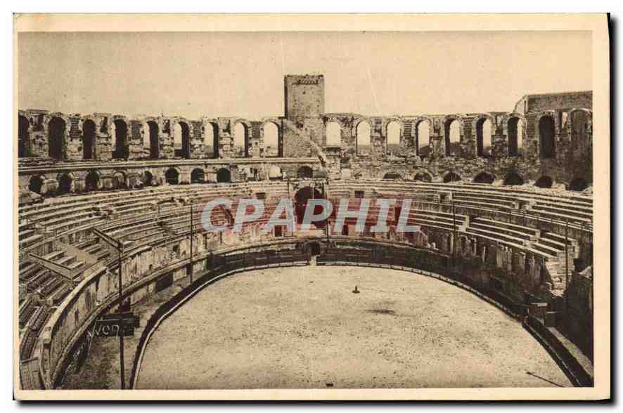 Arènes d'Arles — Vue générale de l'intérieur — Les Editions d'Art YVON, Paris