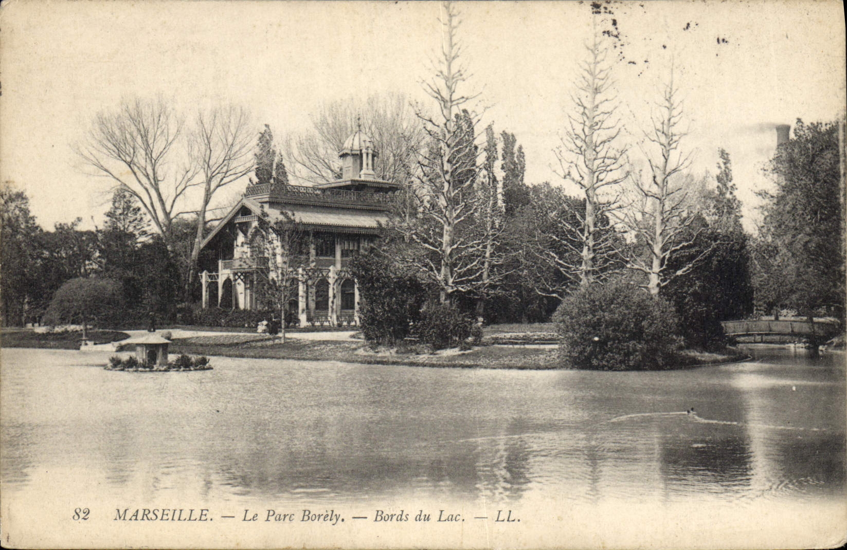CPA Marseille le Parc Borely Bords du Lac 