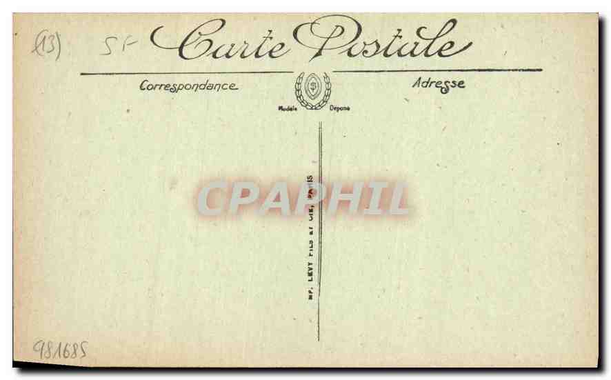CPA Aix en provence Portail de l'Ancien Palais Archiepiscopal  — Rückseite