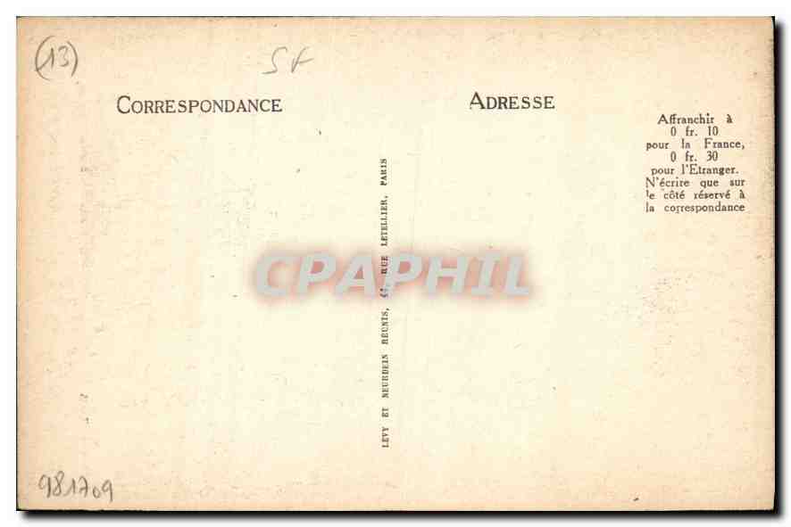 CPA Aix en Provence Porte epoque Louis XV Place des Precheurs  — Verso
