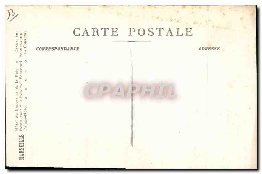 CPA Calanque d'En Vau et Rocher de l'Aiguille  — Verso