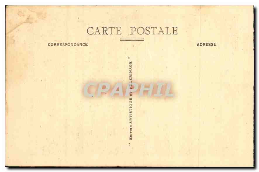 CPA St Michel de Frigolet B du Rh Vierge miraculeuse de N d du Bon Remede Chapelle du XI siecle Bois — Verso
