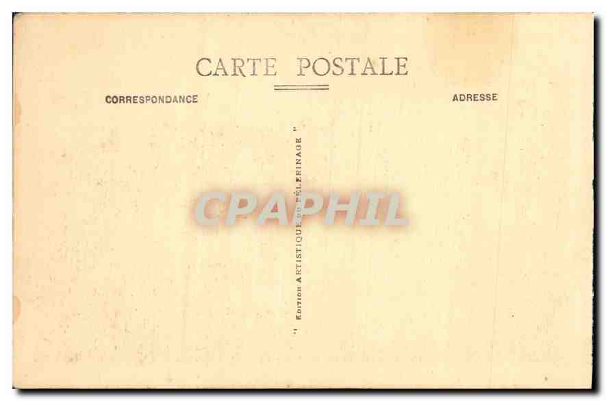 CPA St Michel de Frigolet B du Rh Vierge miraculeuse de N d du Bon Remede Chapelle du XI siecle Bois — Verso