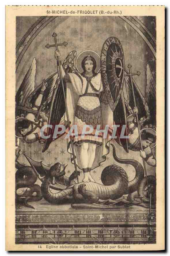 CPA St Michel de Frigolet B du Rh Eglise Abbatiale Saint Michel Par Sublet 