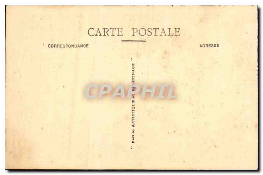 CPA St Michel de Frigolet B du Rh Eglise abbatiale Anges du Sanctuaire par Marineill  — Verso