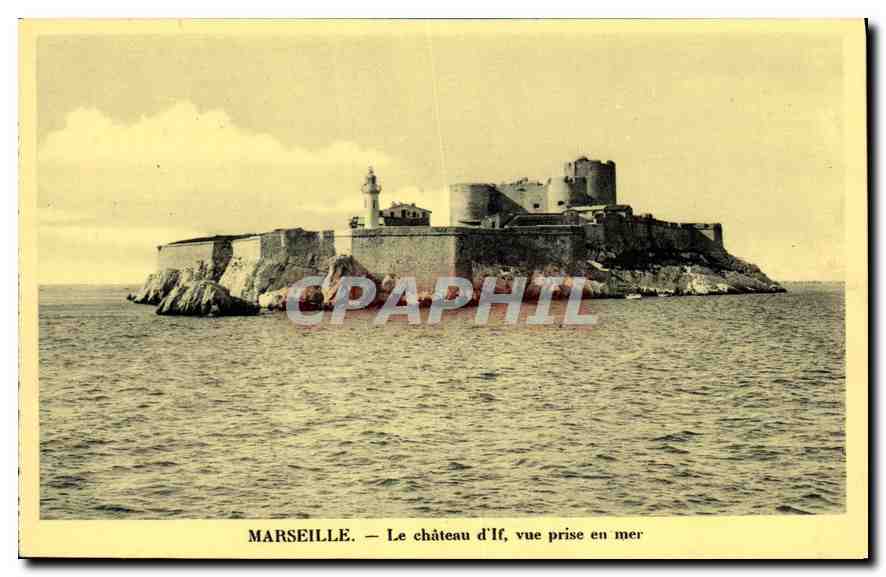CPA Marseille le Chateau d'If vue prise en mer 