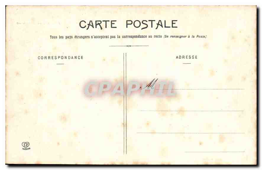 CPA Les Pyrenees Village de Gavarnie et Pic de Secugnac  — Verso