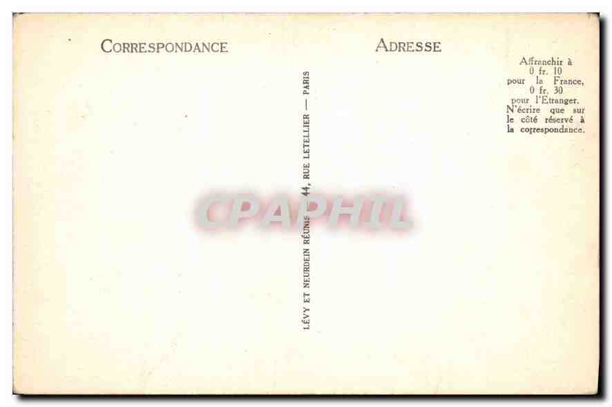 CPA Gavarnie le Cirque  — Verso