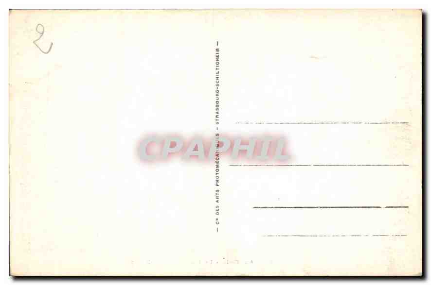 CPA Gavarnie le Gave et le Pic Secugniac  — Verso
