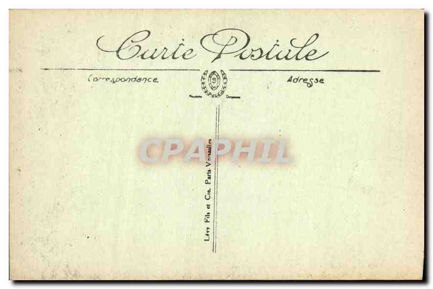 CPA Lourdes L'ange a l'entree du calvaire — Verso
