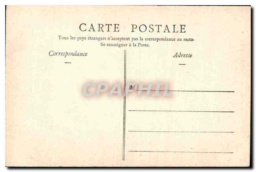 CPA Lourdes Grotte et Basilique  — Verso
