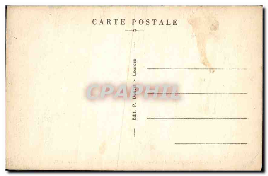 CPA Calvaire de Lourdes IV station Jesus rencontre sa Tres Sainte Mere  — Verso