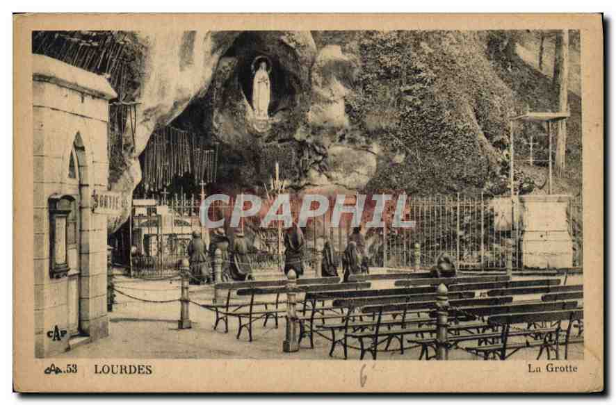CPA Lourdes la Grotte 
