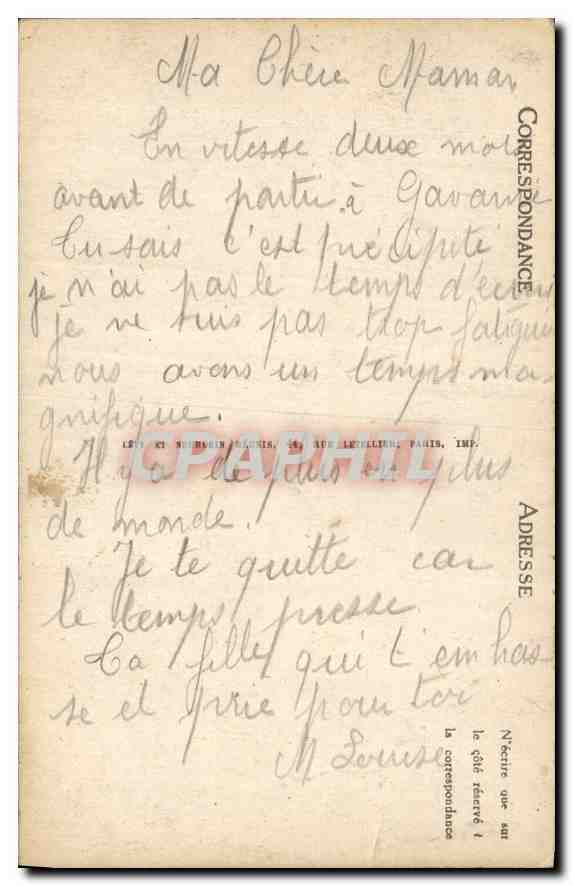 CPA Lourdes la Vierge Couronnee  — Verso