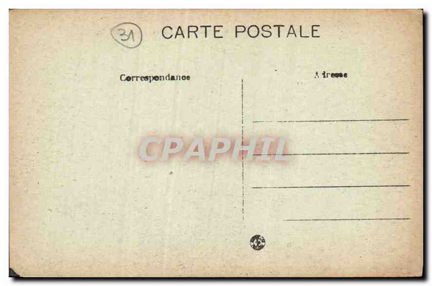 CPA Toulouse la Tour du Lycee et l'eglise des jacobins  — Rückseite