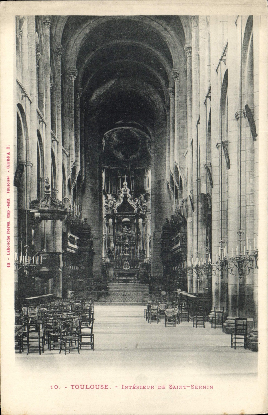 Toulouse - Interno di Saint-Sernin — Laboncha frères, Toulouse, n°10
