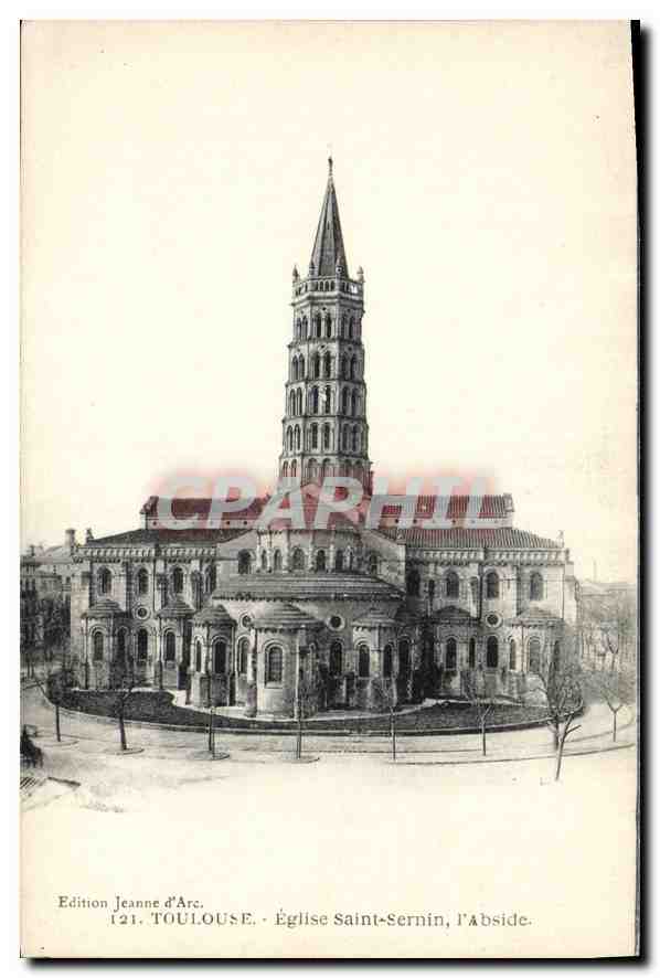 CPA Toulouse Eglise Saint Sernin l'Abside 