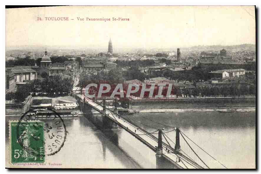 Toulouse — Vue Panoramique St-Pierre — Rép. Française