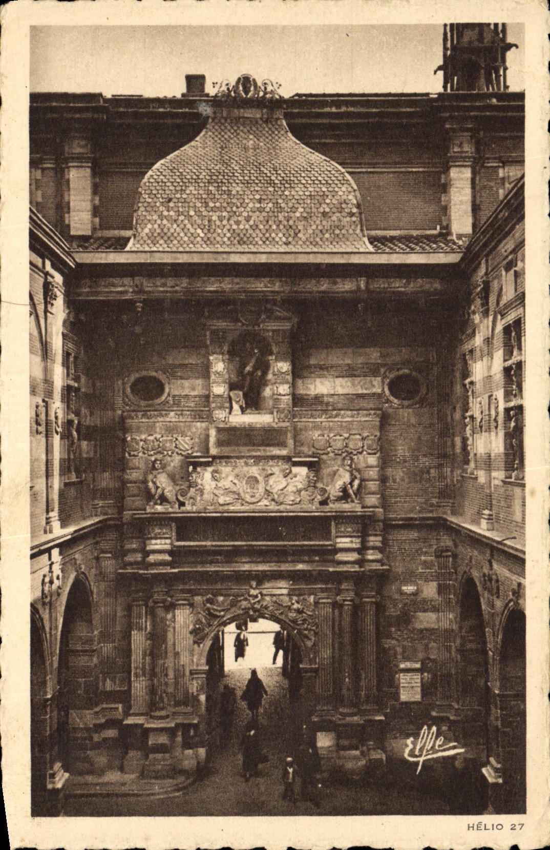 Toulouse - Das Capitole - Cour Henri IV (Anfang des 17. Jahrhunderts) — Héloïse Frères, n° 27