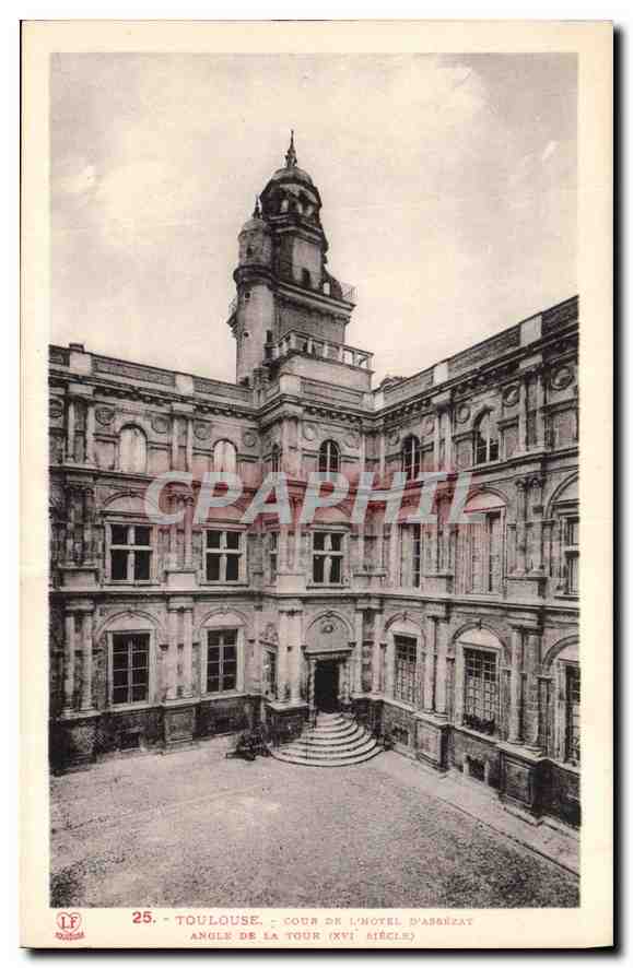CPA Toulouse Cour de l'Hotel d'Assezat Angle de la Tour XVI siecle 