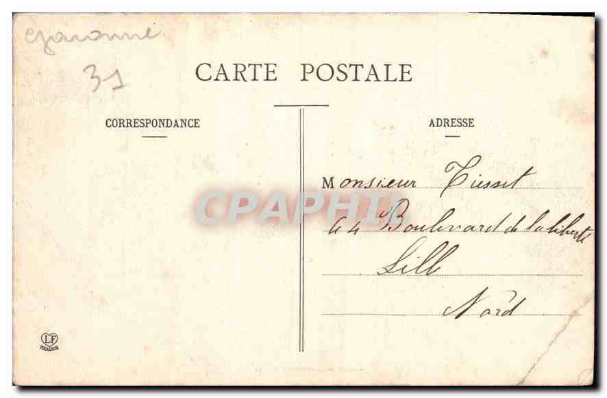 CPA Montauban — Verso