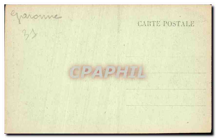 CPA Saint Bertrand de Comminges Interieur de la Cathedrale Stalles Hautes au dossier Daniel et la Te — Rückseite