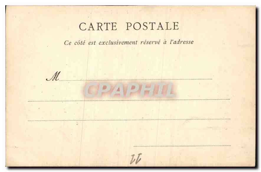 CPA Cite de Carcassonne Porte de Narbonne  — Rückseite