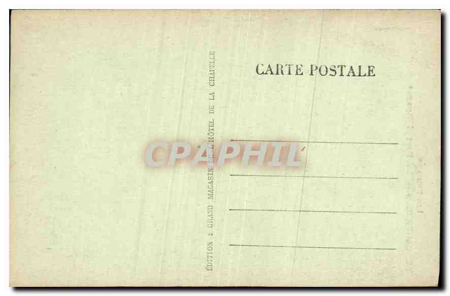 CPA Les Pyrenees Cauterets le Pont d'Espagne  — Rückseite