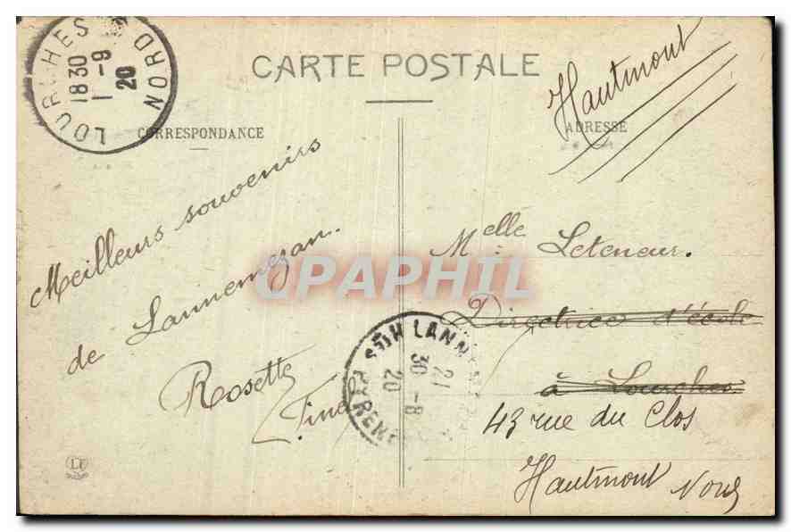 Les Pyrénées Centrales (4e Série) — Le Pic du Midi et le Montaigu, vus du Plateau de Lannemezan — Phototypie Laroche Frères, Toulouse — Reverso
