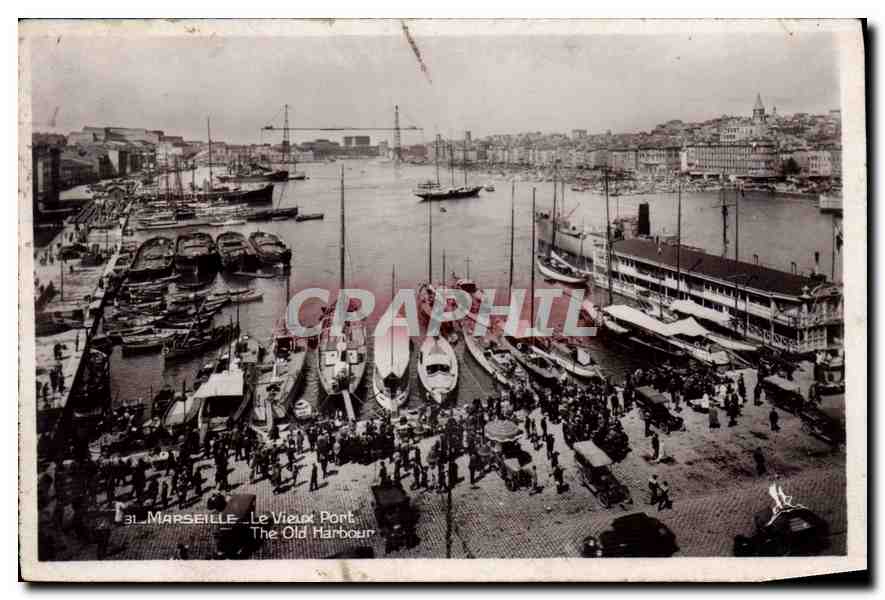 CPA Marseille le Vieux Port Bateaux