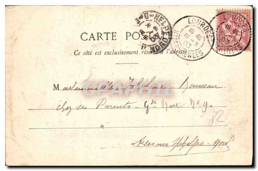 Lourdes - Première station du Chemin de Croix - H. B., 43 — Reverso