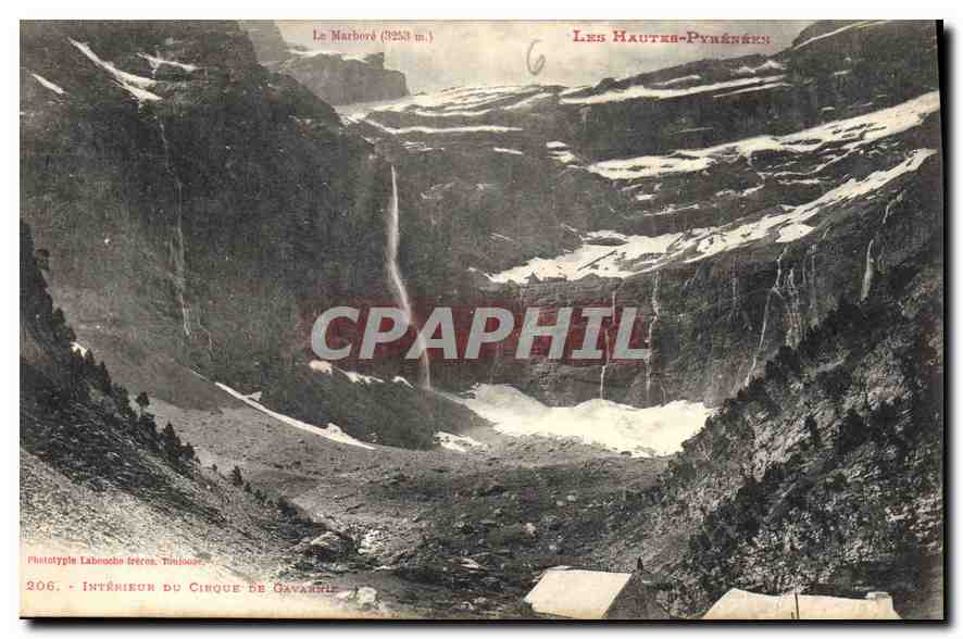 CPA Les Hautes Pyrenees Interieur du Cirque de Gavarnie 