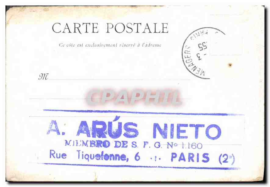 Rodez : Avenue Victor-Hugo — vue urbaine avec la Fabrique de Cherges — éditeur Rodez, E. Carrère, Imp. Billicaut — Reverso