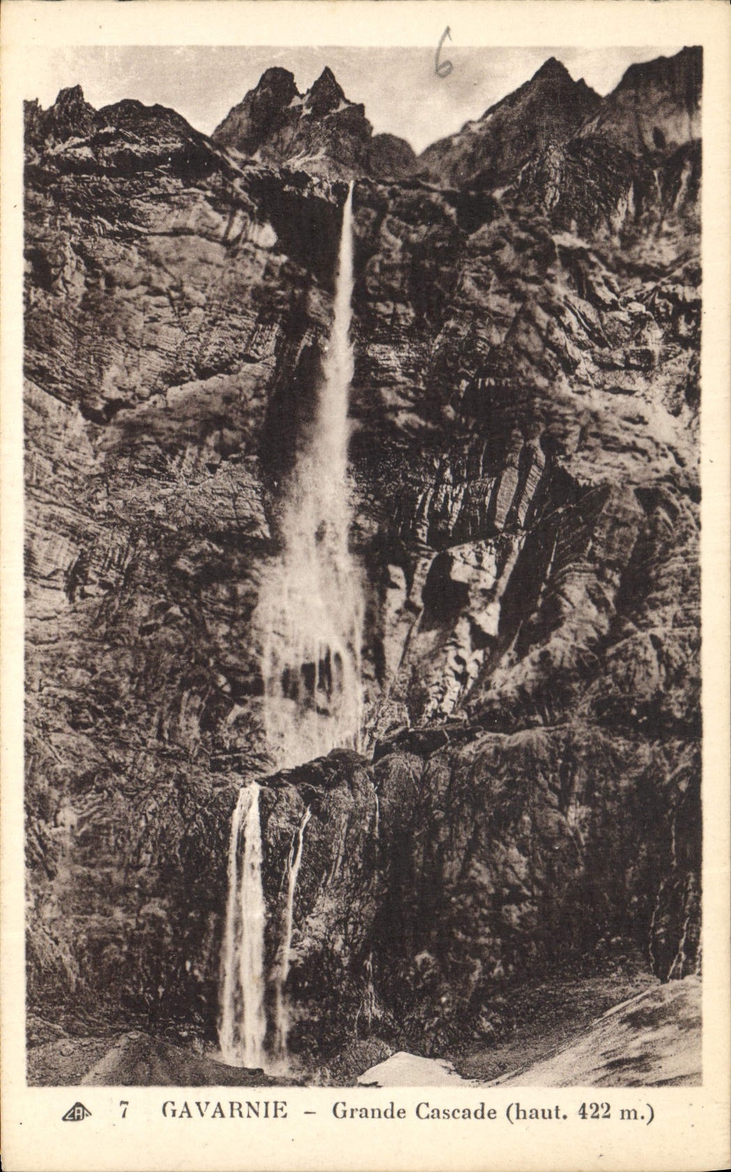 CPA Gavarnie Grande Cascade 