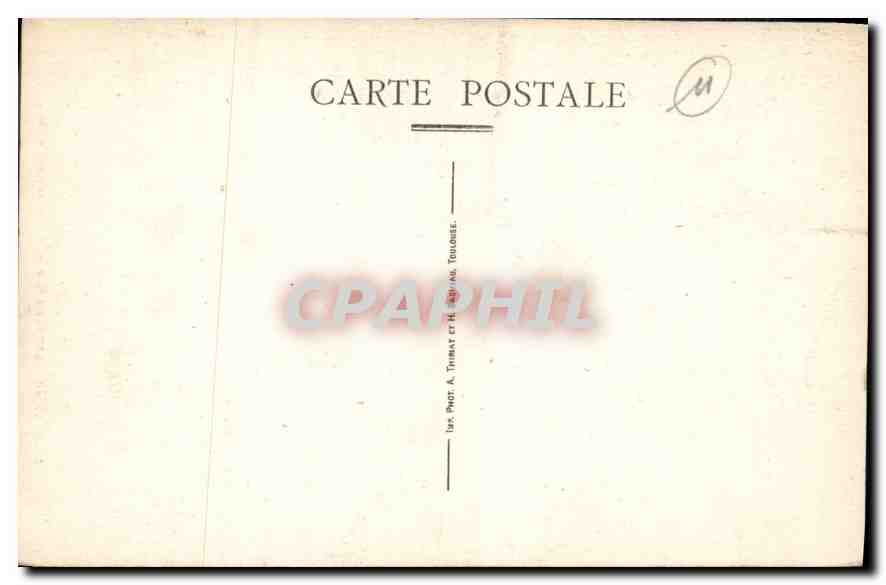 CPA Cite de Carcassonne Defenses Occidentales  — Verso