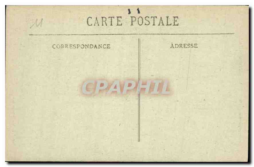 CPA Carcassonne Aude La Porte d'Aude cote interieur  — Verso