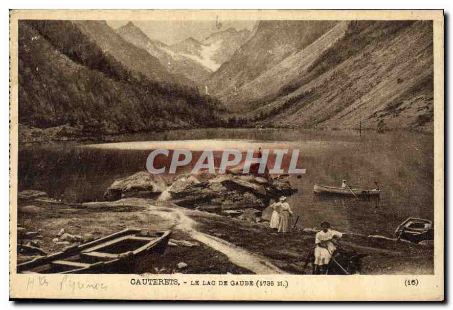 CPA Cauterets Le Lac de Gaube 