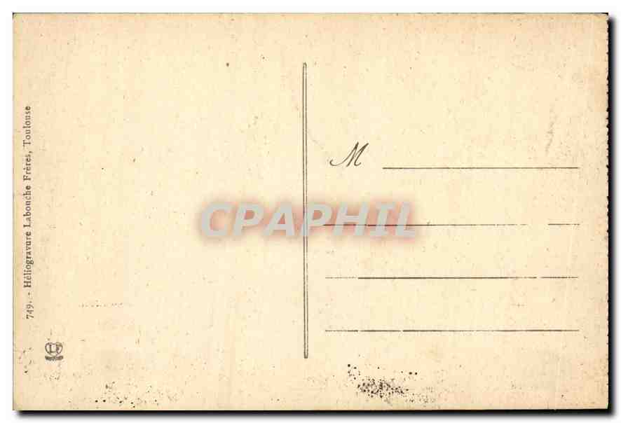 CPA Cauterets Le Lac de Gaube  — Verso