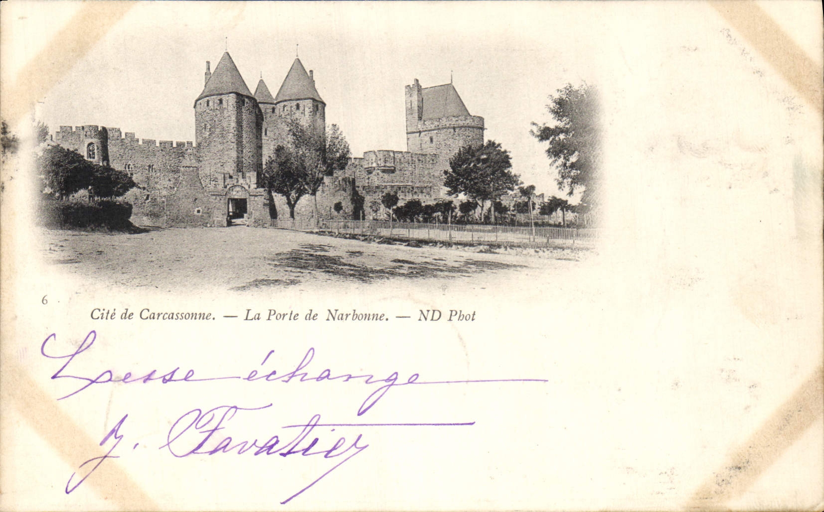 Cité de Carcassonne — La Porte de Narbonne — ND Phot