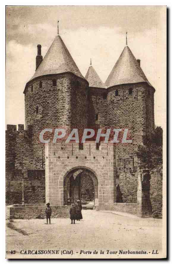 Carcassonne (Cité) — Porte de la Tour Narbonnaise — LL 43